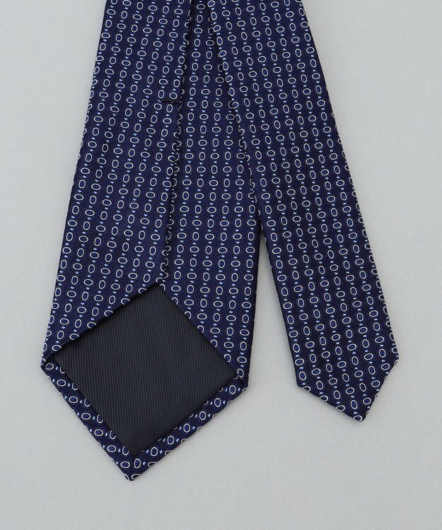 GOTAIRIKU 日本縫製/オリジナル柄【Fermo Fossati】ネクタイ_小紋柄 ネイビー系8