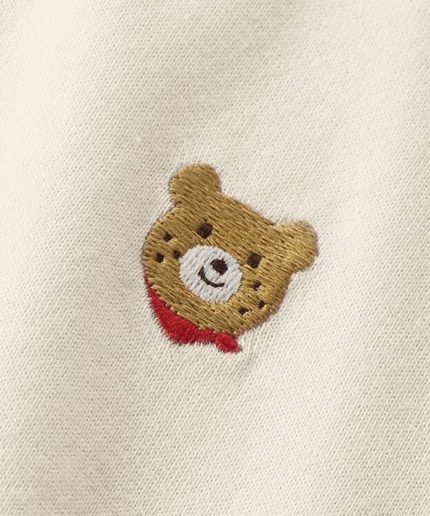 MIKI HOUSE HOT BISCUITS 【70-120cm】【Everyday Series】ワンポイント 半袖Tシャツ 白