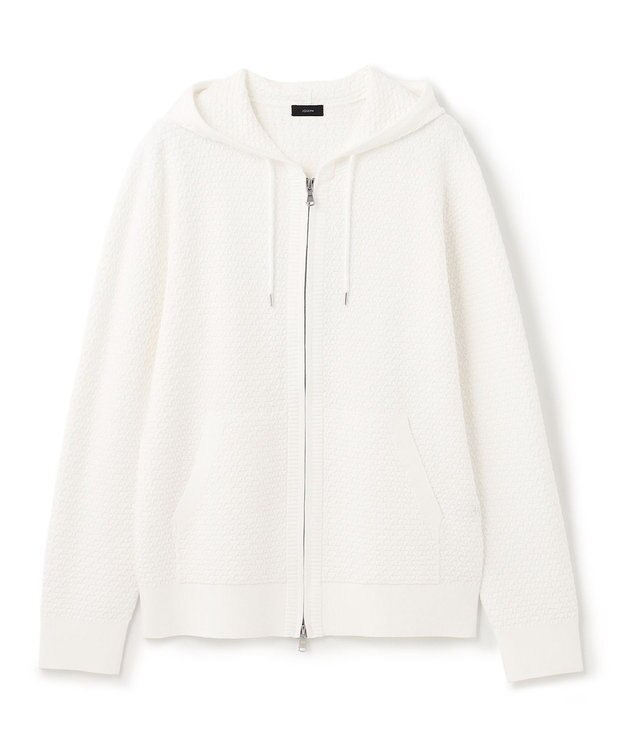 JOSEPH HOMME ヴィスコースリンクスジャガード　パーカ ホワイト系