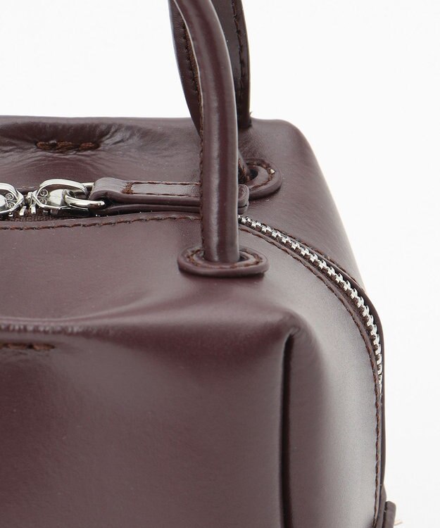 23区 【CLASSY.1月号掲載】YAHKI SOFT W FACE クロス ボディ バッグ プラム