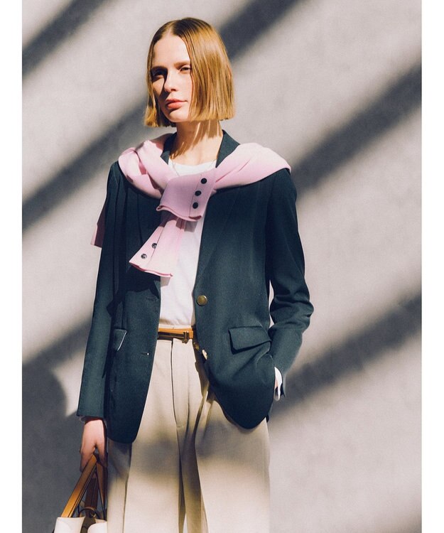 Te chichi シングルブレストテーラードジャケット《2026 spring catalog item》 ネイビー
