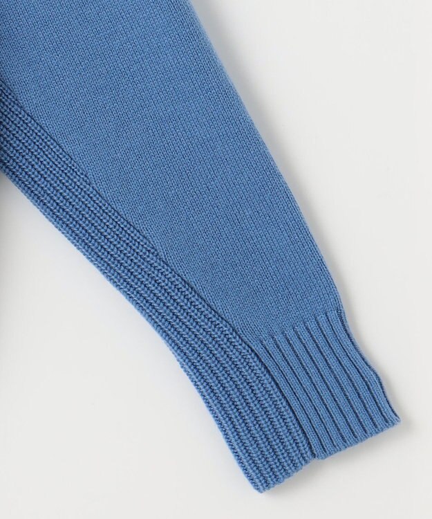 組曲 S カシミヤブレンドバルキープルオーバー ニット ブルー系