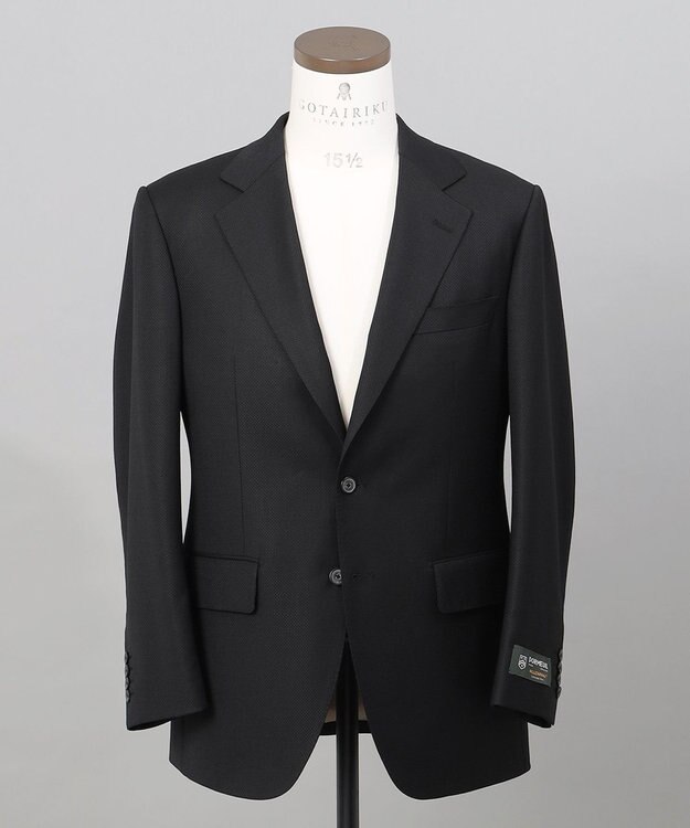 GOTAIRIKU 【DORMEUIL/ドーメル】ミレニアル　通年スーツ＿ブラック ブラック系8