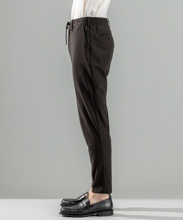 JOSEPH HOMME ＜新色追加＞新素材【抜群の通気性/360度ストレッチ】エアトールストレッチ ドロスト付テーパードパンツ/ PEGG CONVERTIBLE ダークブラウン系