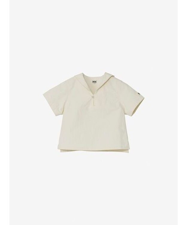 HELLY HANSEN 【キッズ】ショートスリーブバスクセイラーシャツ アイボリー