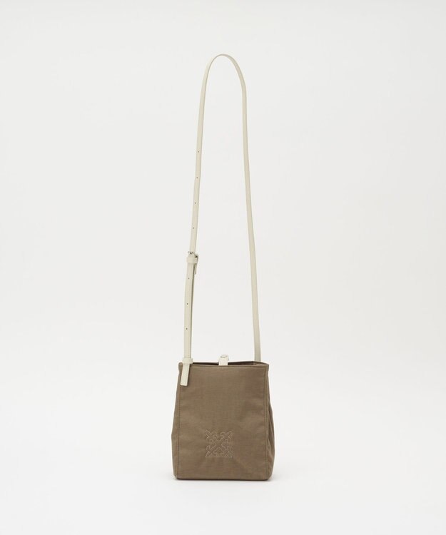 russet ナイロンミニショルダーバッグ(Z-235) Brown