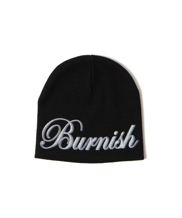 WEGO ロゴプリントシングルニットワッチ ブラック