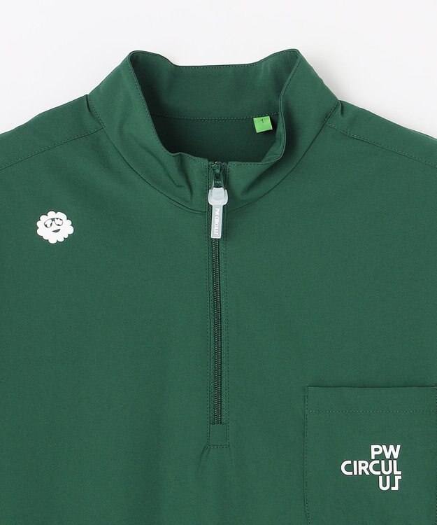 PW CIRCULUS 【WOMEN】ギャザリングシャツ ゴルフウェア レディース グリーン系
