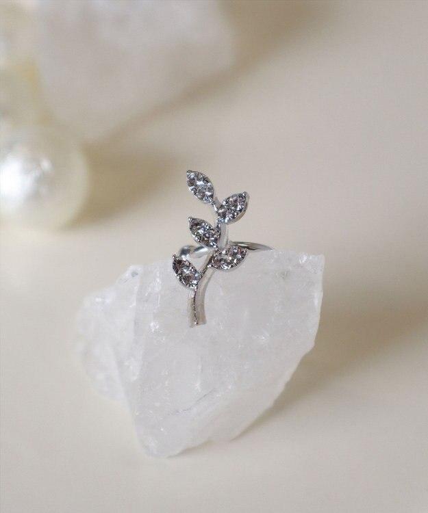 Tiaclasse 【選べる3種類】プラントモチーフイヤーカフ シルバーB