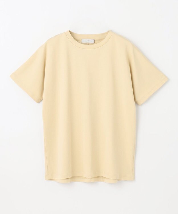 ANY 【新色追加/10色展開/洗濯機可/UVケア/接触冷感】プレミアムベーシック半袖Tシャツ イエロー