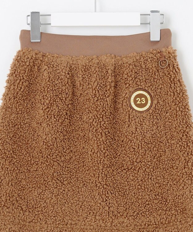 23区GOLF 【WOMEN】ボアスカート キャメル系