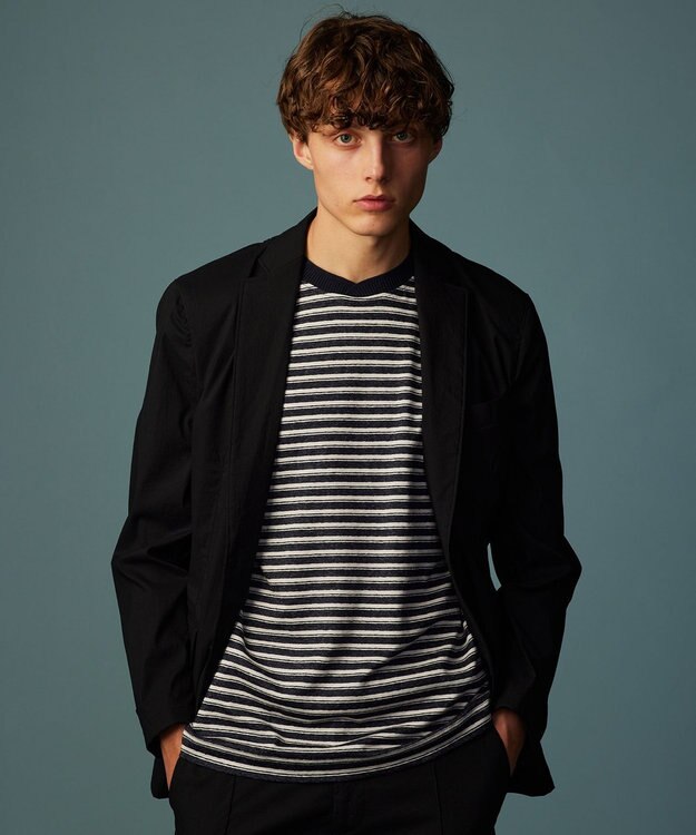 JOSEPH ABBOUD 【ポケッタブル/ハイパワーストレッチ/Eco 撥水】アクティブレジャー ジャケット ブラック系