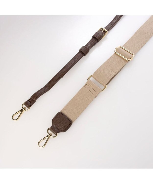 UNBILLION カシュカシュ cachecache / 柄アソートジャガード三つ口ショルダーバッグ ベージュレオパード