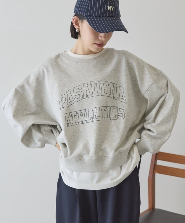 AMERICAN HOLIC カレッジロゴドルマンスウェット Light Gray Mixture