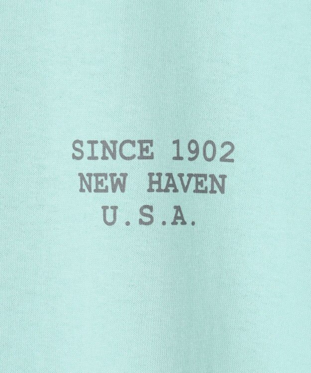 J.PRESS YORK STREET 【UNISEX】フロント＆バックプリント Tシャツ ピーコックグリーン系