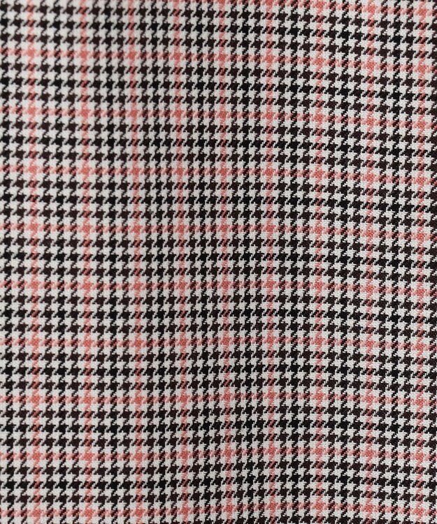 J.PRESS LADIES L 【洗える】サイロチェック＆ストライプ ブラウス モノトーンチェック系