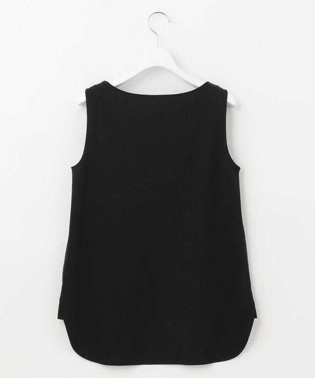 自由区 【洗える】ファンクショナルジャージー タンクトップ ブラック系