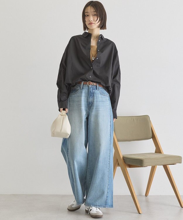 AMERICAN HOLIC パンチングシャツ Black