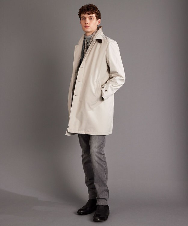 JOSEPH ABBOUD 【撥水/JAPANファブリック】 パウダーツイル コート アイボリー系