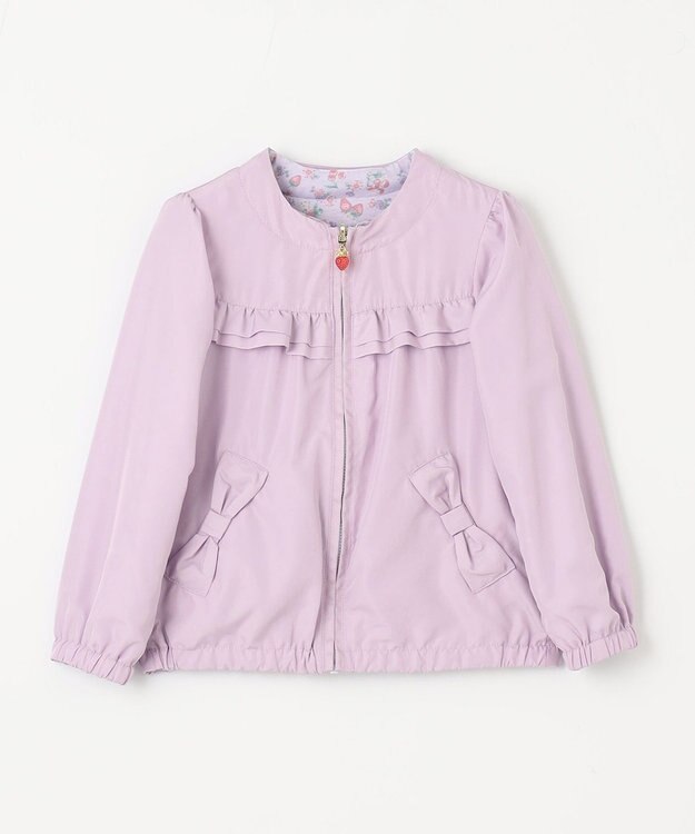 ANY KIDS 【チェリーベリーシリーズ】シャカシャカ リバーシ ブルゾン ラベンダー