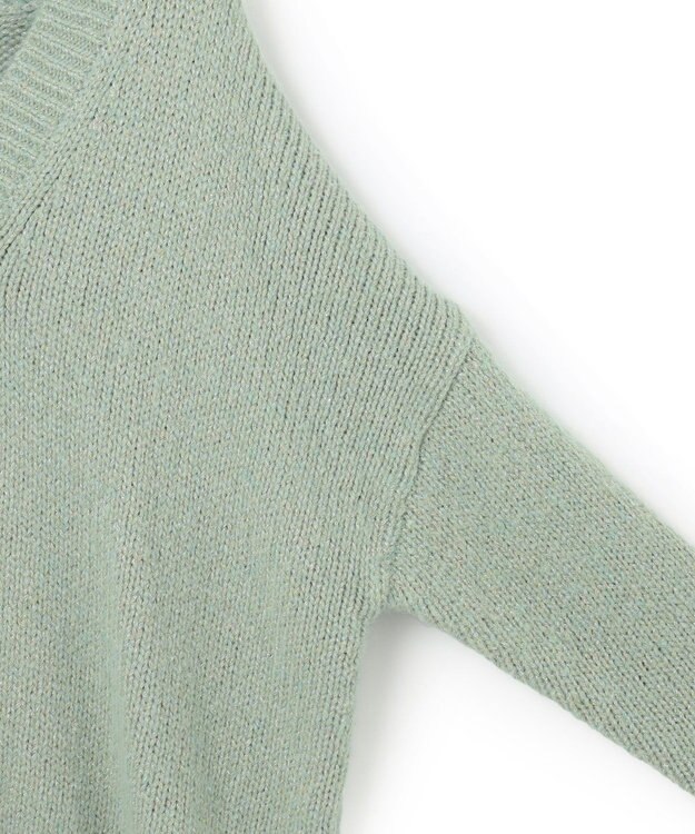 23区 L 【GLOW11月号掲載】ヘアリーラメリリー バルキー ニット スモーキーグリーン系