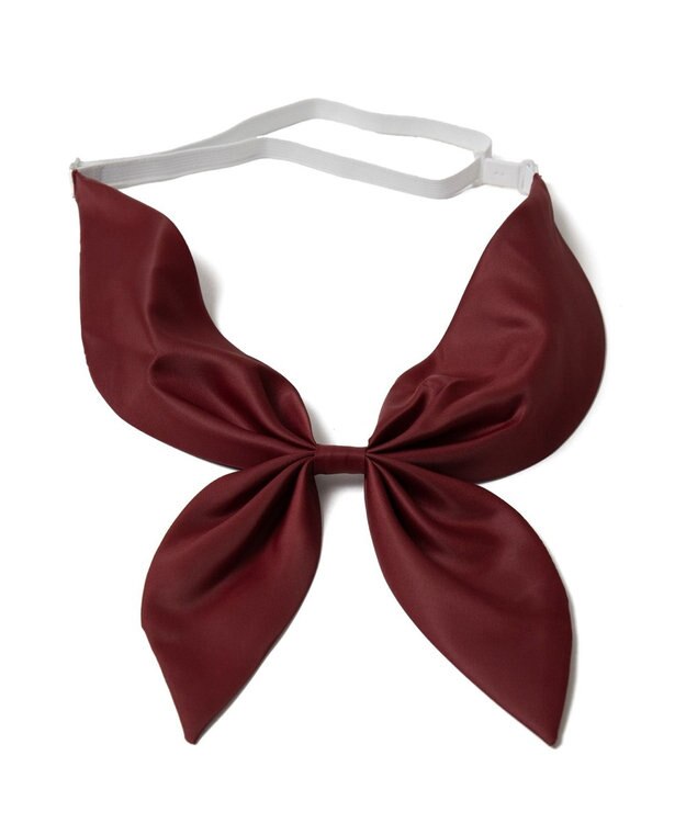 WEGO 【SCHOOLITEM】スクールセーラーリボン ワイン