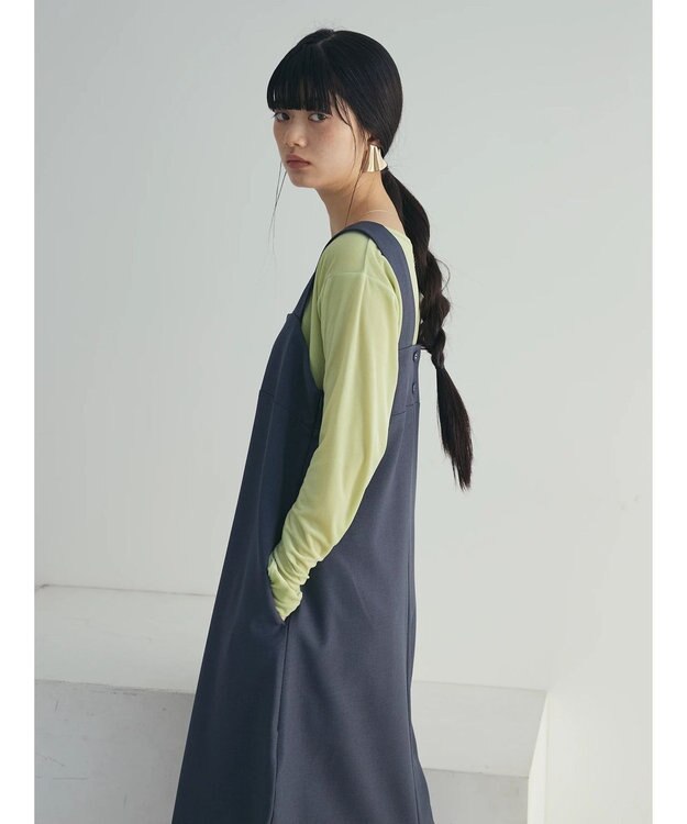 Green Parks armonia．コクーンシルエットジャンスカ Gray