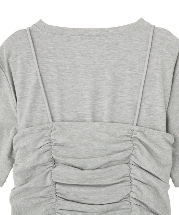 CRAFT STANDARD BOUTIQUE 2点セット ビスチェレイヤードプルオーバー Gray Mixture