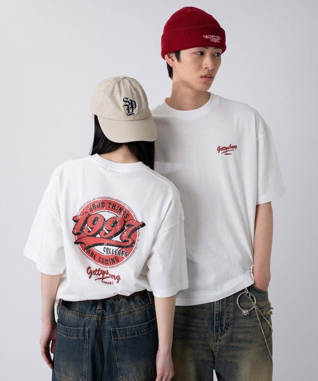 WEGO 【ユニセックス着用ITEM/XSSMLXLサイズ展開】アソートグラフィックBIG　T（SS） 柄15