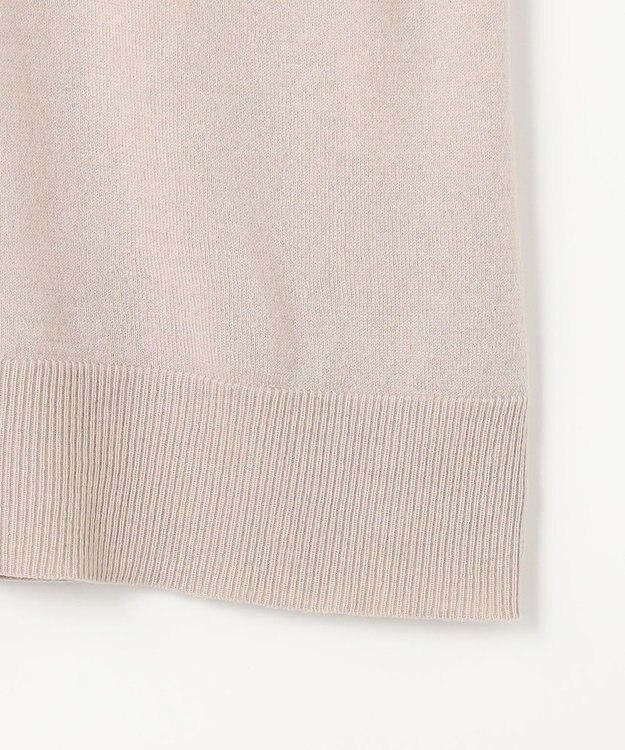 組曲 S 襟付きニットアップ ベージュ系