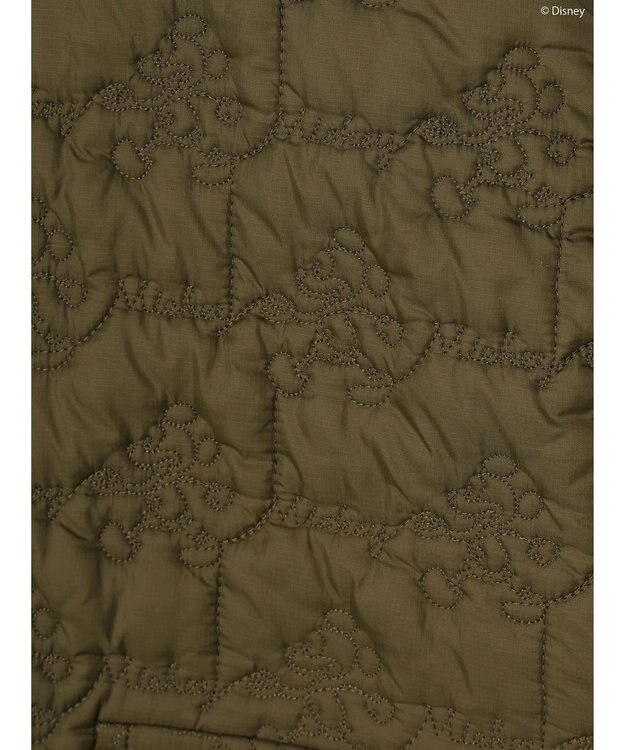 AMERICAN HOLIC ミッキー柄中綿キルトジャケット／Ｍｉｃｋｅｙ Khaki