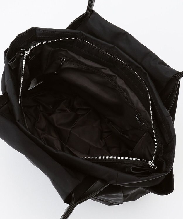 Y'SACCS 【MIPAN regen】ふんわりタックトート　Mサイズ ブラック