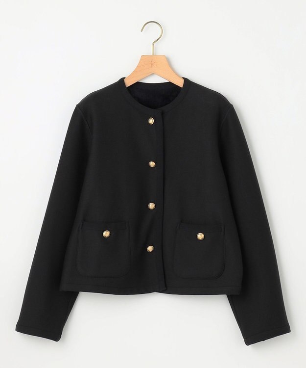 組曲 S 【2WAY・WEB限定】バックベロア リバーシブルジャケット ブラック系