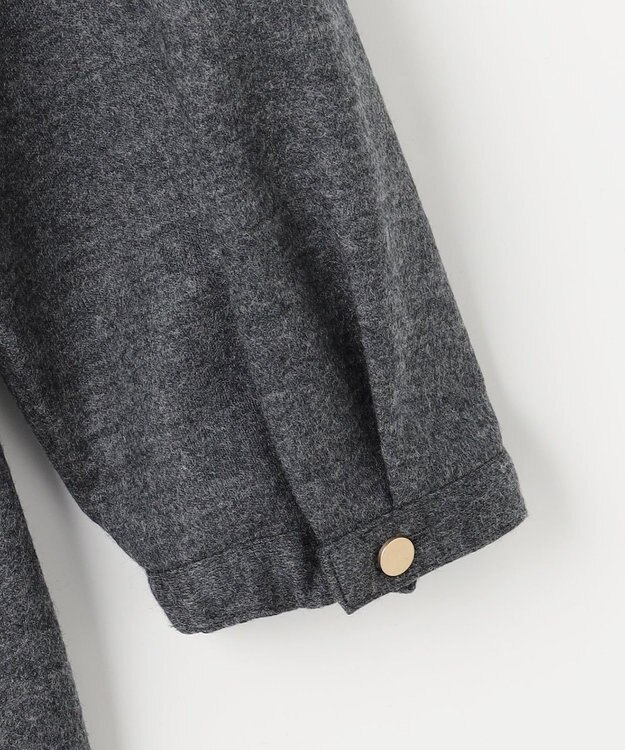 J.PRESS LADIES ウールスムース ワンピース グレー系