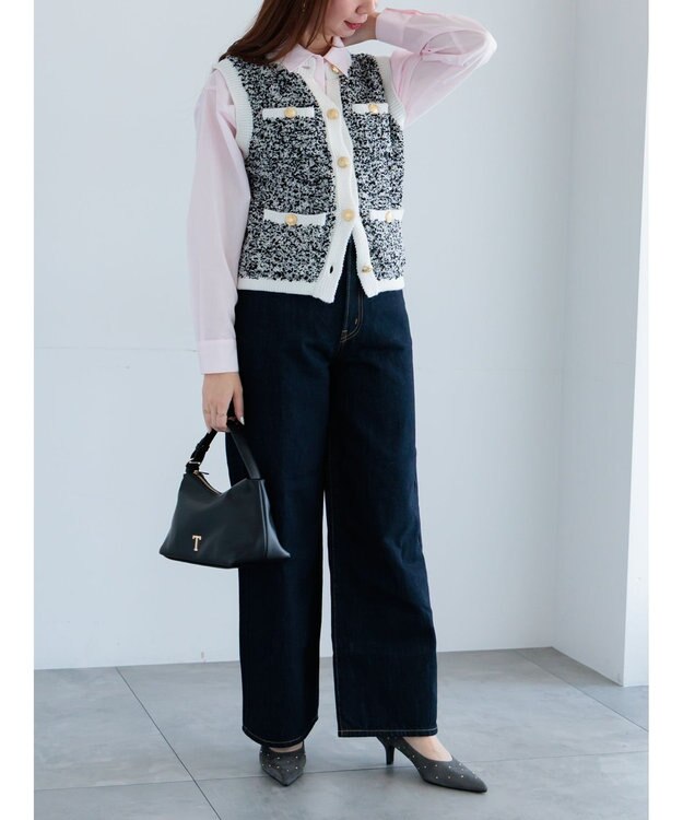 Te chichi 【EDWIN別注】WIDE FIT DENIM《2026 spring catalog item》 ネイビー