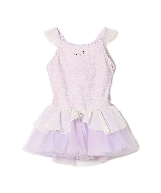 Chacott スカート付レオタード ラベンダー