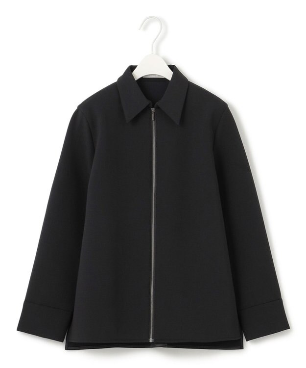 ICB L モスリンボンディング ブラウス ブラック系