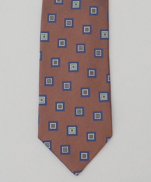 GOTAIRIKU 【Fermo Fossati】小紋 ネクタイ ブラウン系4