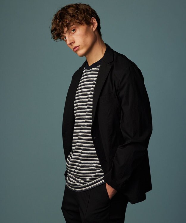JOSEPH ABBOUD 【ポケッタブル/ハイパワーストレッチ/Eco 撥水】アクティブレジャー ジャケット ブラック系