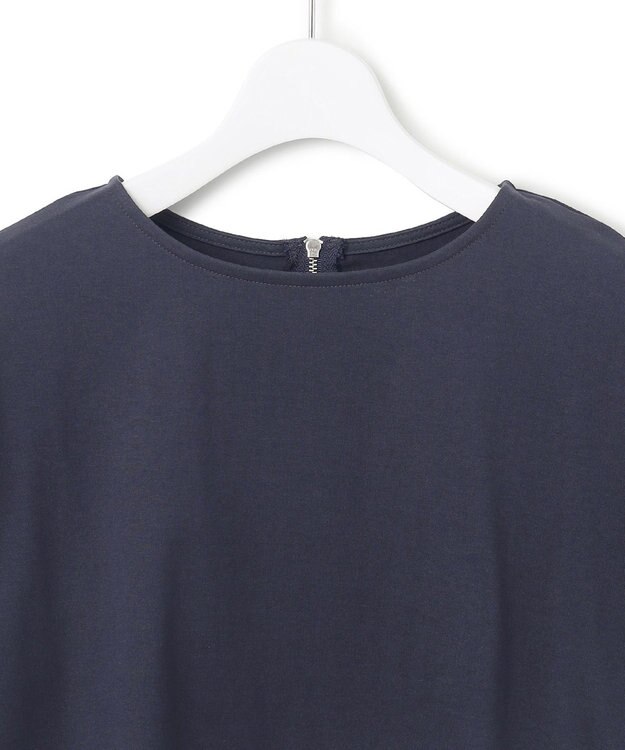 J.PRESS YORK STREET 【WOMEN】【SMOOTH JERSEY】ツイストスリーブ プルオーバー ネイビー系