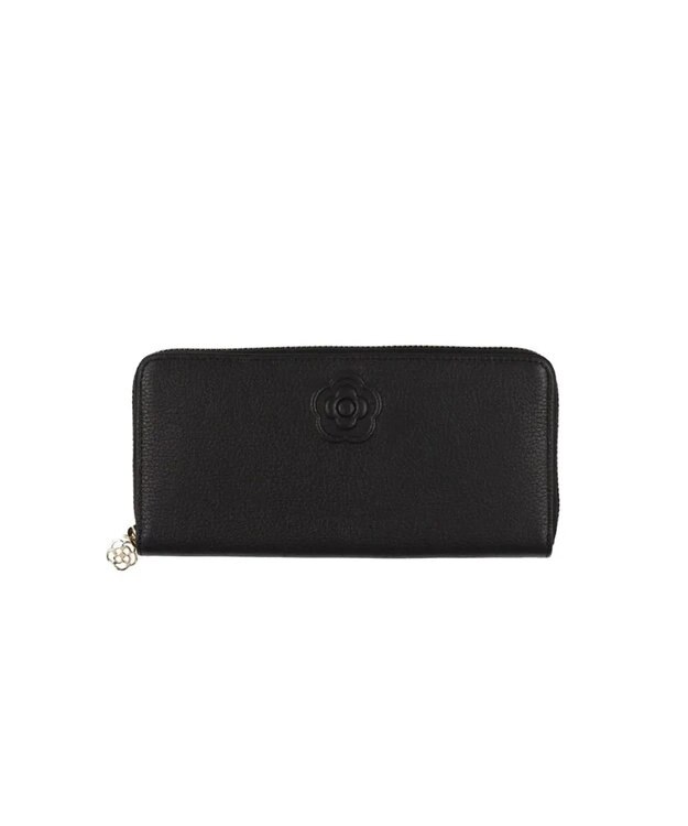 CLATHAS フィグ ラウンド長財布 ブラック