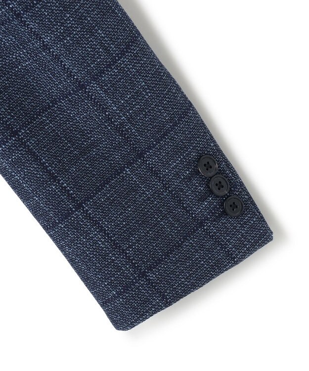 J.PRESS MEN 【KING SIZE】【ソフトタッチツイスト】ミスティックチェック ジャケット ダルブルー系4
