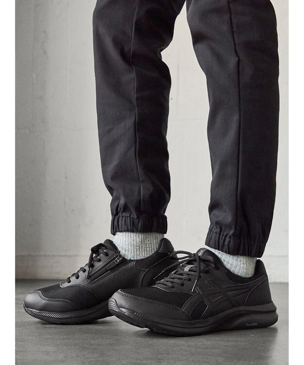 ASICS WALKING ゲルファンウォーカー M042 4E相当 ブラック系