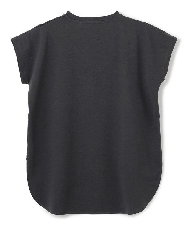UNFILO 【新色追加】BEAUTY FORM-Tコットン ロゴフレンチT チャコール