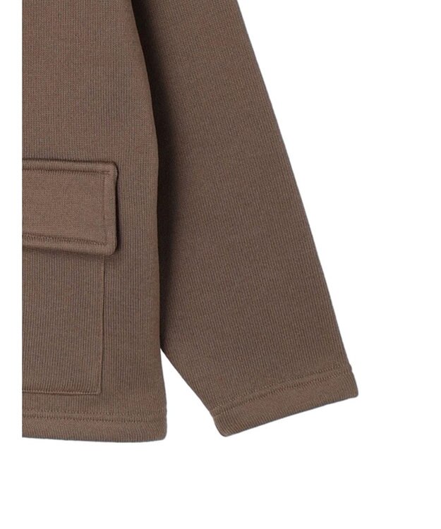 CRAFT STANDARD BOUTIQUE ニットフリースカーディガン Brown