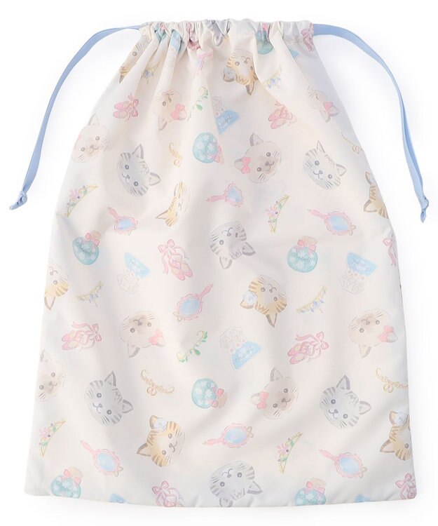 Chacott Cat巾着L オフホワイト