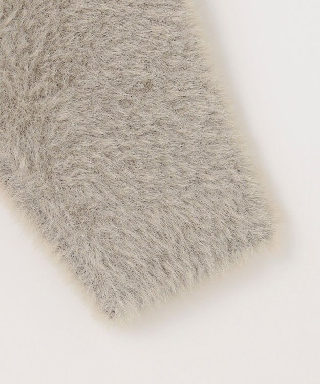 ANY SIS S 【洗える】シャギーニット アウター ベージュ