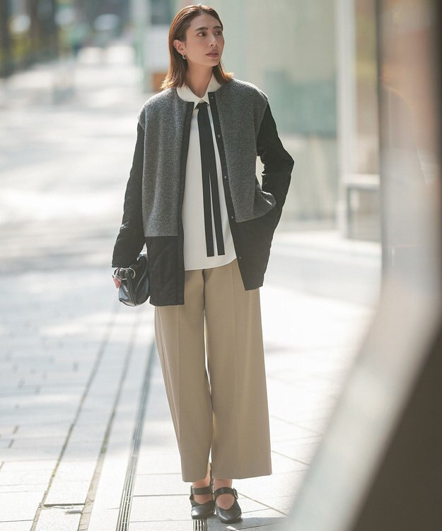 ICB スクエアトゥパンプス ブラック系