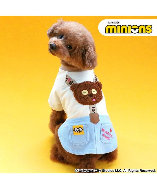 PET PARADISE ミニオン ティム サスペンダー風 トレーナー 小型犬 ベージュ