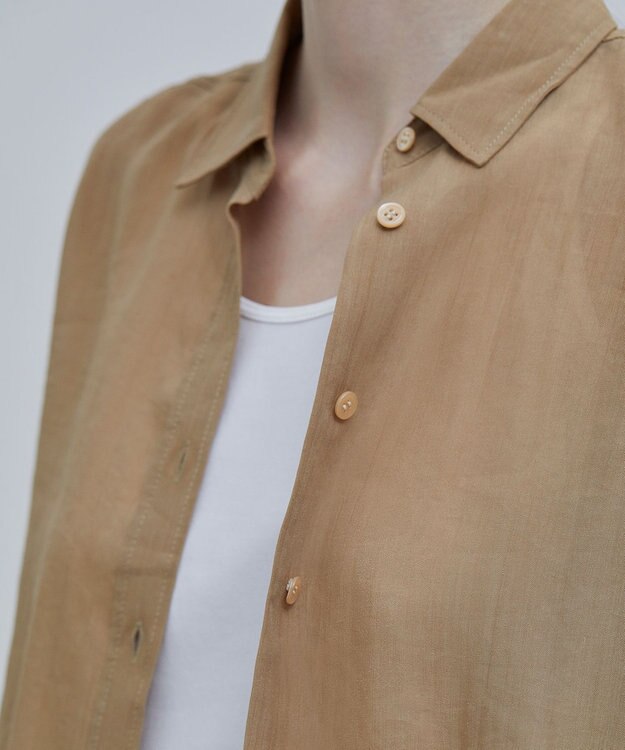 BEIGE， HENRI / オーバーサイズシャツ Camel